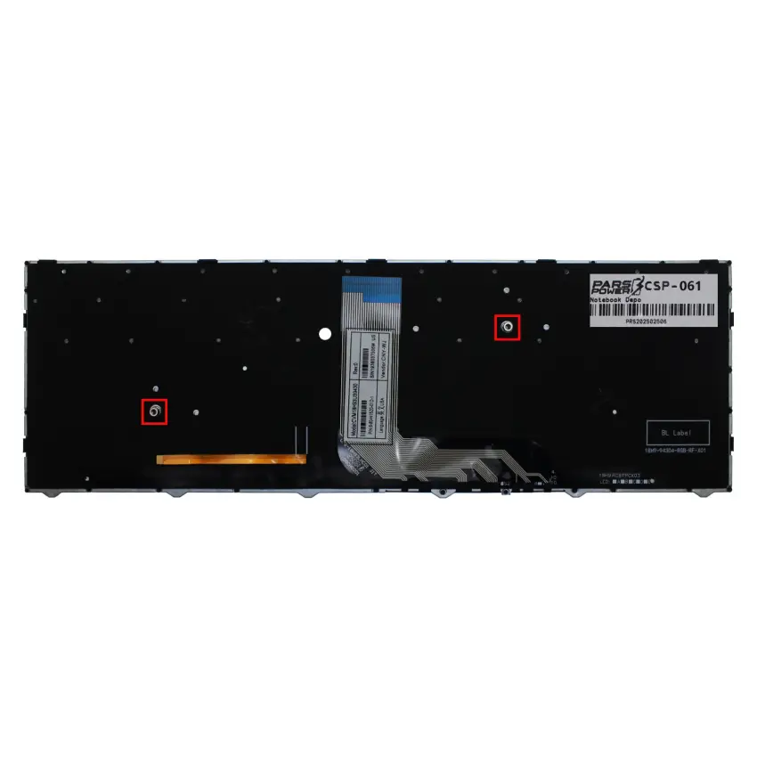 Clevo NL51RU, NL51CU Notebook Klavye Işıklı (Siyah TR)