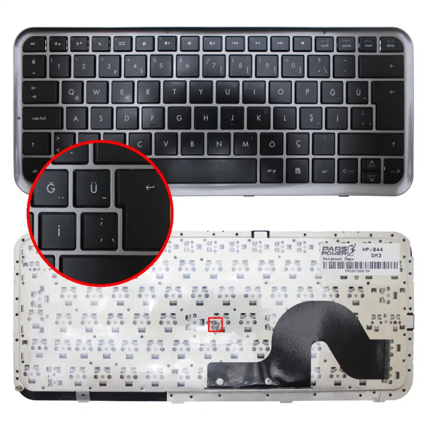 Hp Pavilion DM3T-1000 Notebook Klavye (Siyah TR)