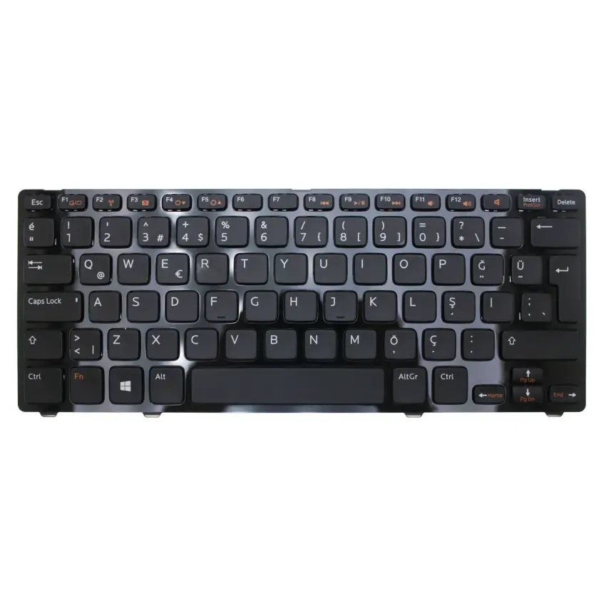 Dell Inspiron 13z-5323 Serisi Uyumlu Notebook Klavyesi (Siyah TR)