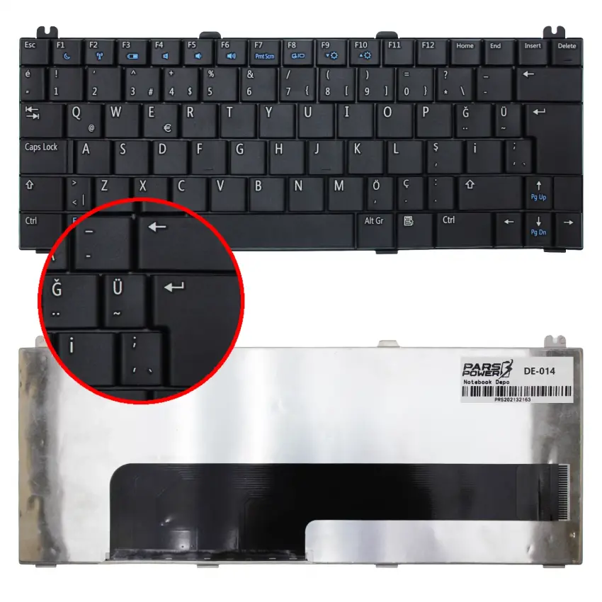 Dell V091302AS1 Notebook Klavye (Siyah TR)