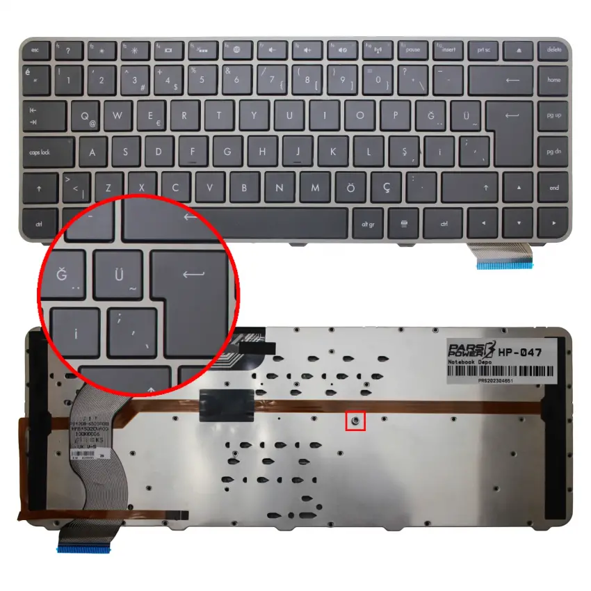 Hp NSK-HT3BV Notebook Klavye (Siyah TR)