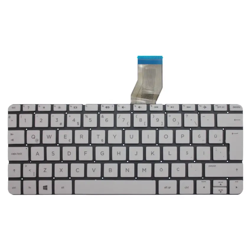 Hp 11-P Serisi Notebook Klavye (Beyaz TR)