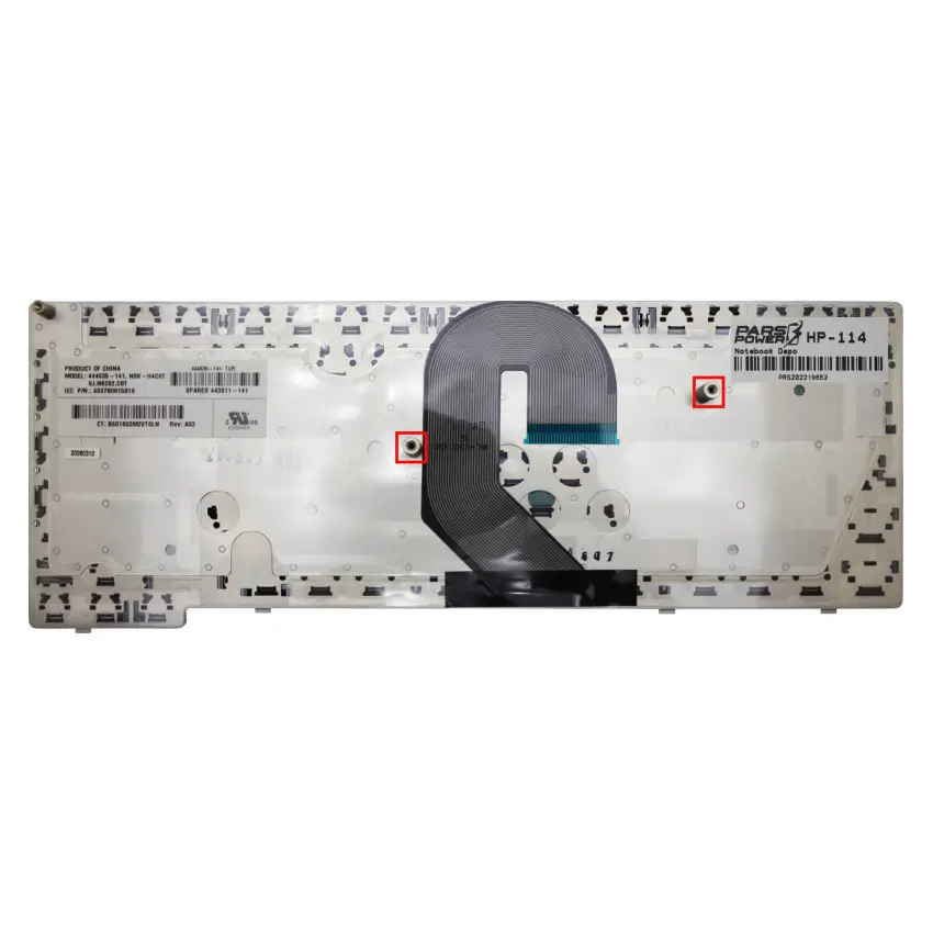 HP 624578-141, 624578-001 Notebook Klavye (Siyah TR)