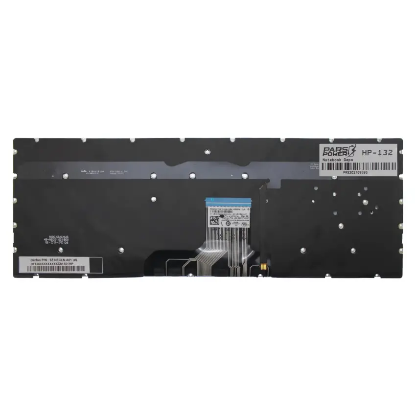 HP Envy L53415-001, L70933-001 Klavye Işıklı (Gümüş TR)