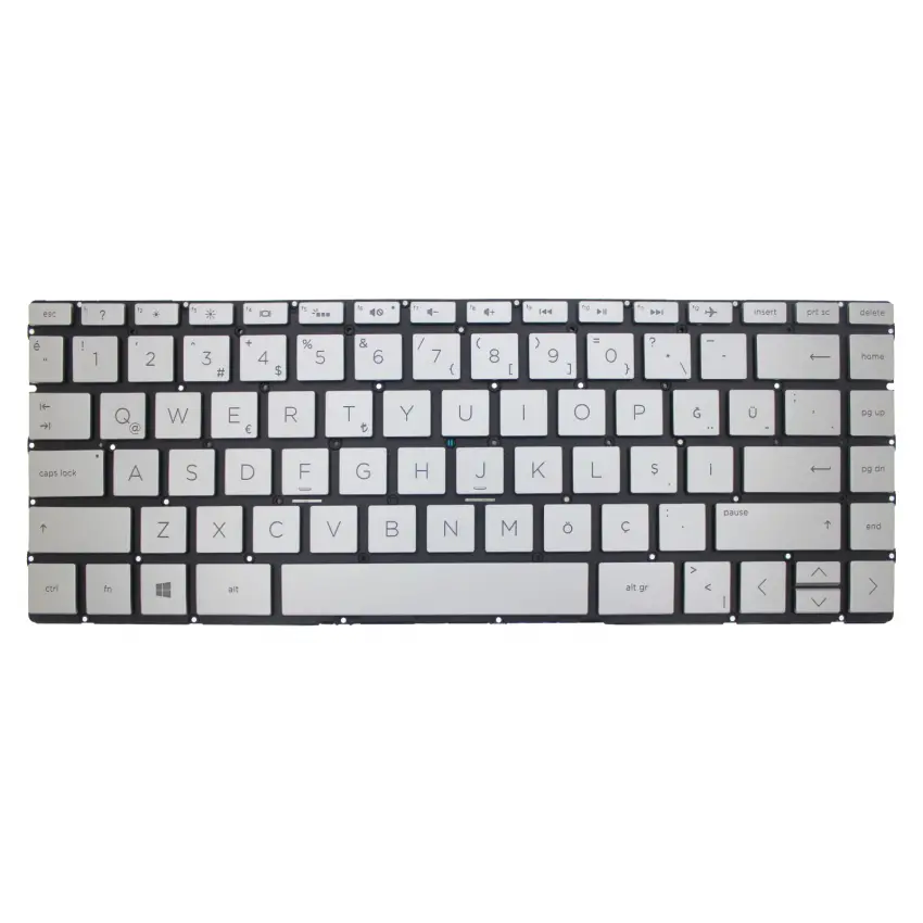 HP Envy  13-aq1002nt (8KJ01EA) Klavye Işıklı (Gümüş TR)