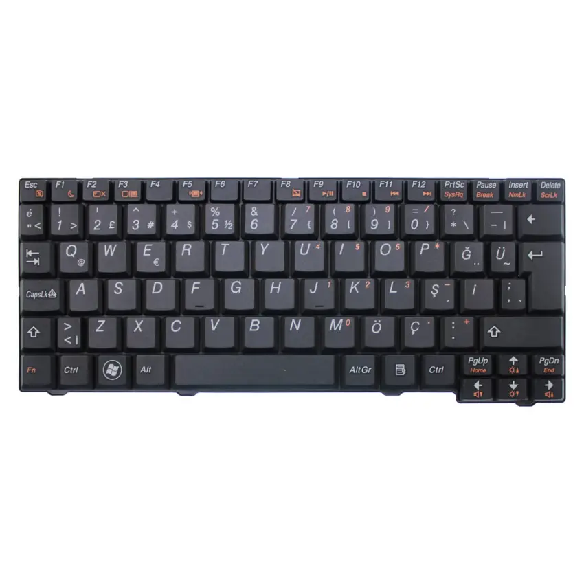 Lenovo ideaPad V103802AK1, V103802AS1, S1N-T6582 Klavye (Siyah TR)