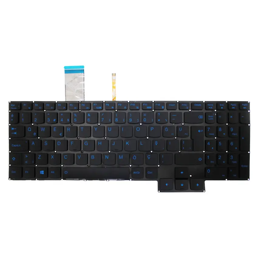 Lenovo 5CB0Y99492, 5CB0Z37654 Klavye Işıklı (Siyah TR)