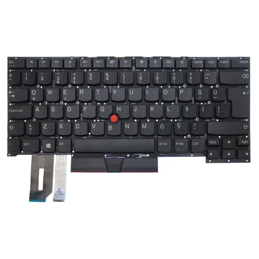 Lenovo ThinkPad T495 Type 20NJ, 20NK Klavye (Siyah TR)