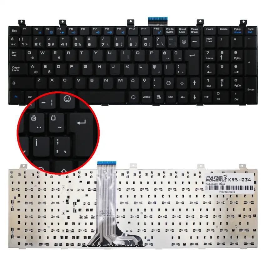 Exper MS1682 Notebook Klavye (Siyah TR)