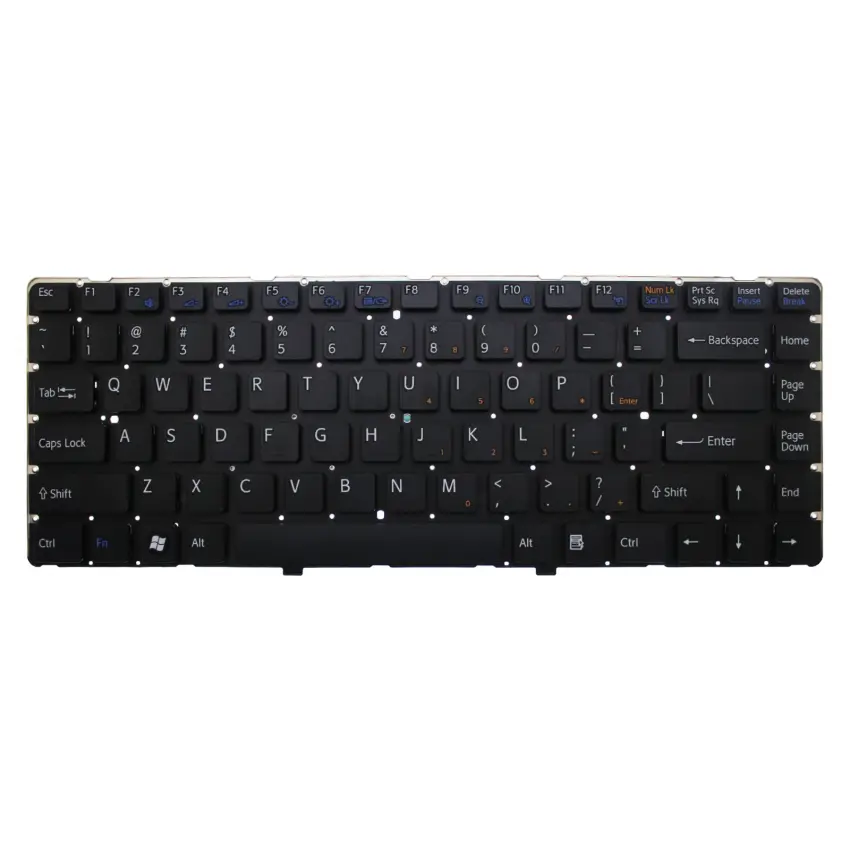 Sony VGN-NW Notebook Klavye (Siyah ENG)