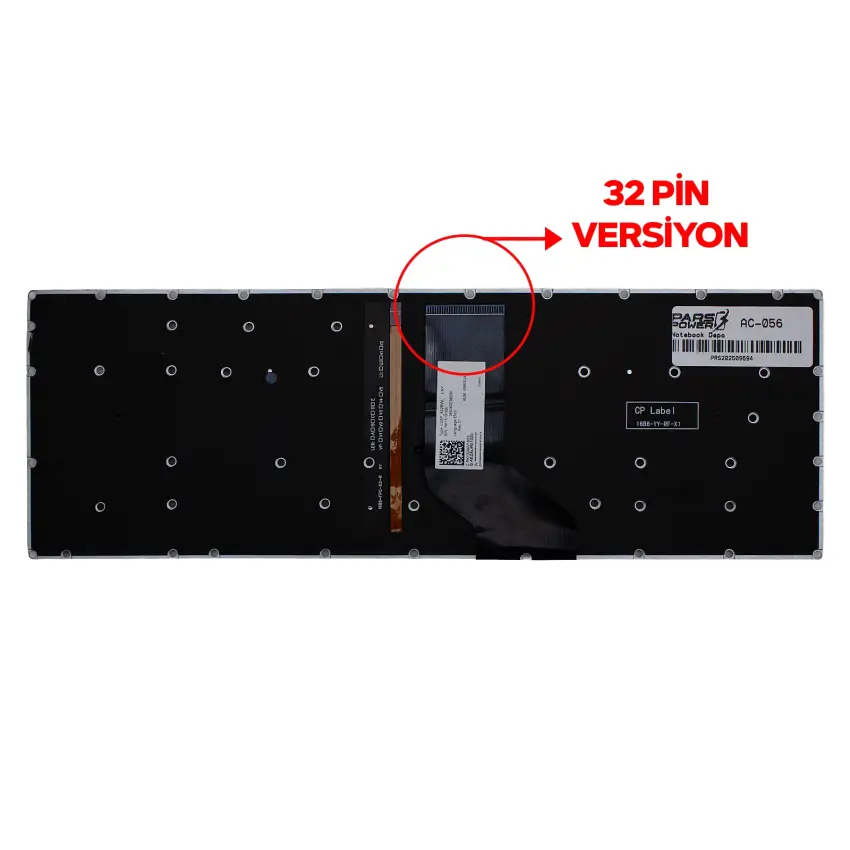 Acer Aspire VX15 VX5-591G N16C7 Klavye Işıklı (Siyah TR)