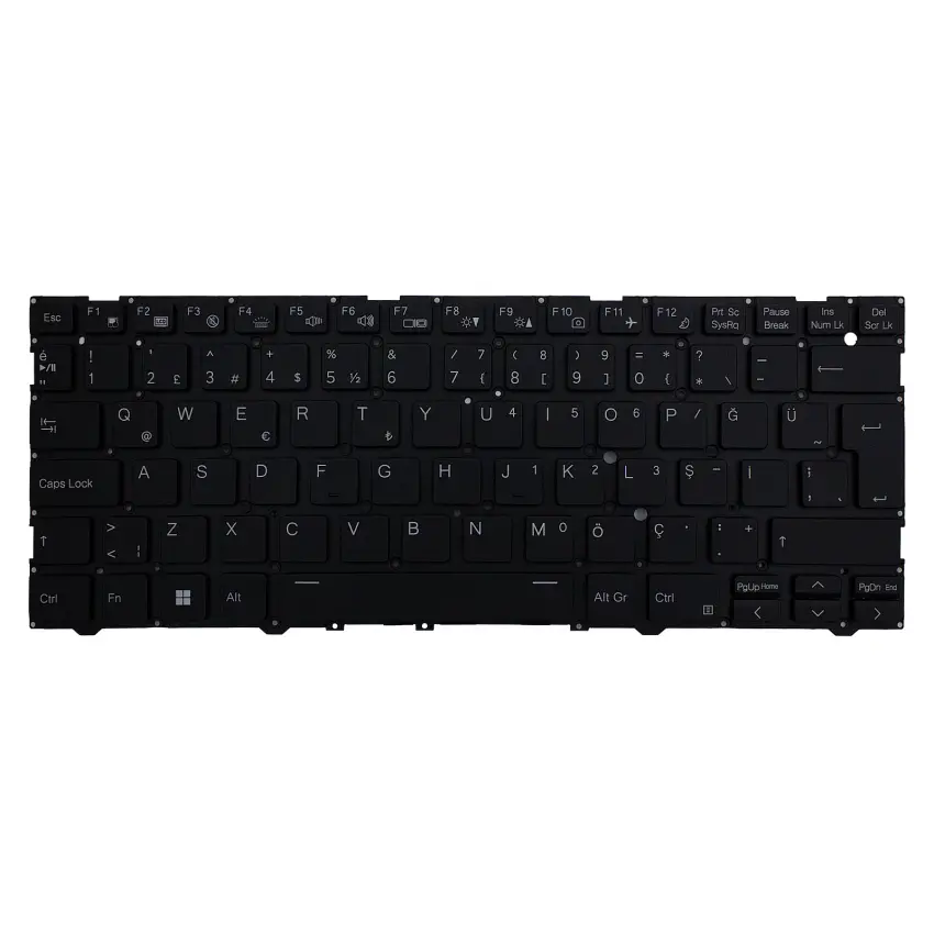 Casper Nirvana X400.1021-DV00X-S-F Klavye Işıklı (Siyah TR)