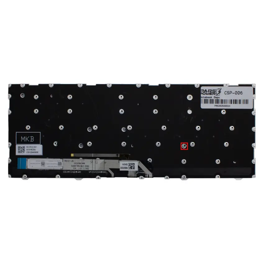 Casper Nirvana X400.1155-8V00T-G-F Klavye Işıklı (Siyah TR)