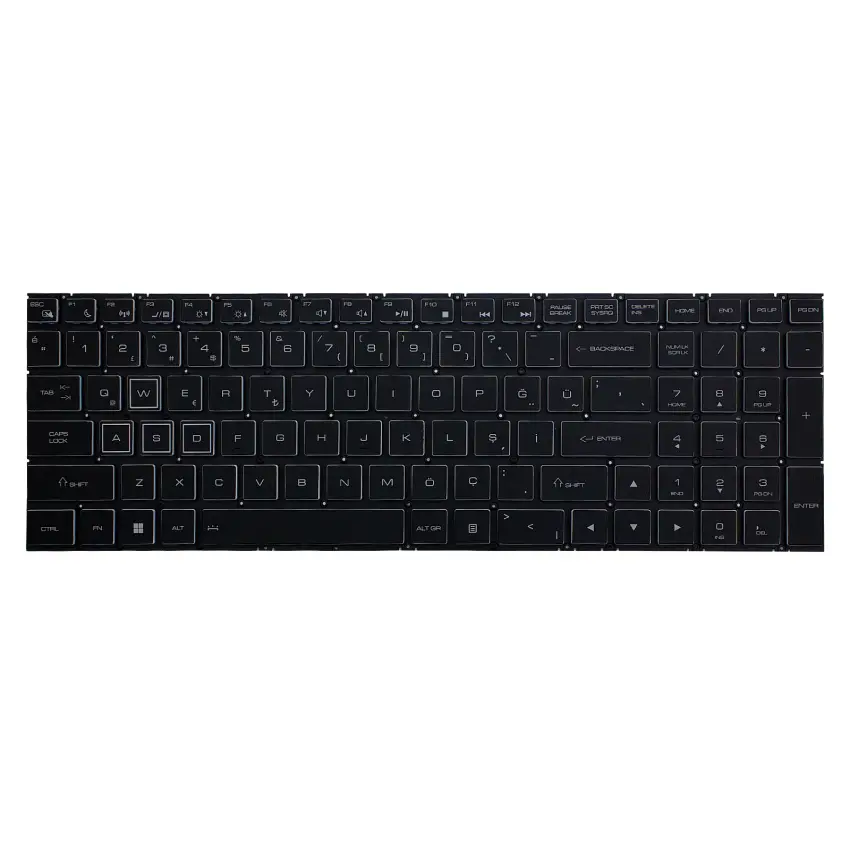 Casper Excalibur AENL5U00010 Klavye Işıklı (Siyah TR)