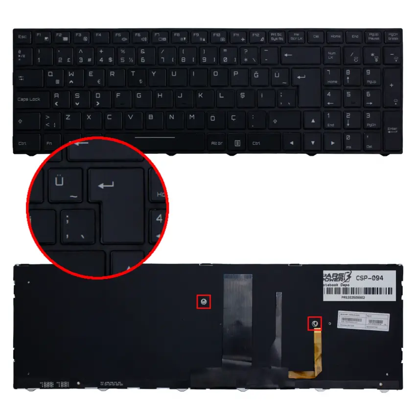 Monster Tulpar T7 V20.1 Serisi Klavye Işıklı (Siyah TR)