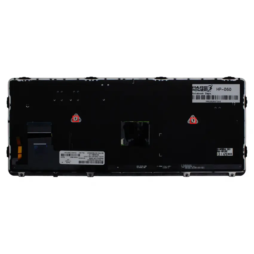 Hp EliteBook J7A41AW Uyumlu Notebook Klavye Işıklı (Siyah TR)