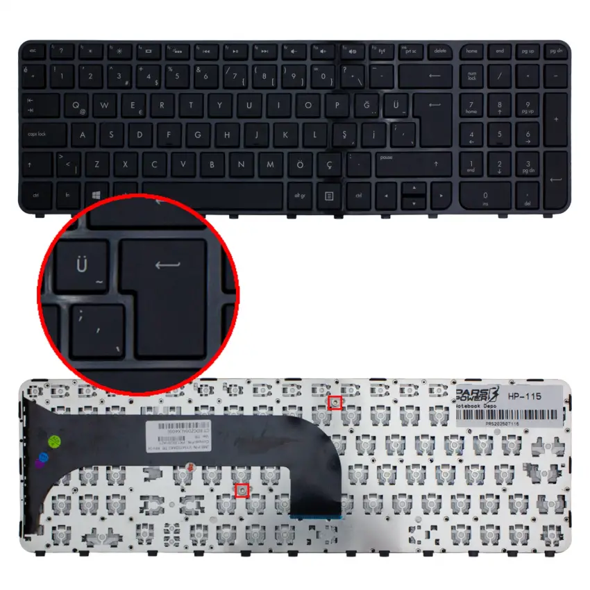 Notebook Klavye HP-115