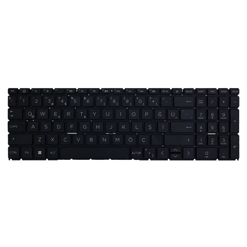 Hp 15-fd0022nt (88t60EA) Klavye (Siyah TR)