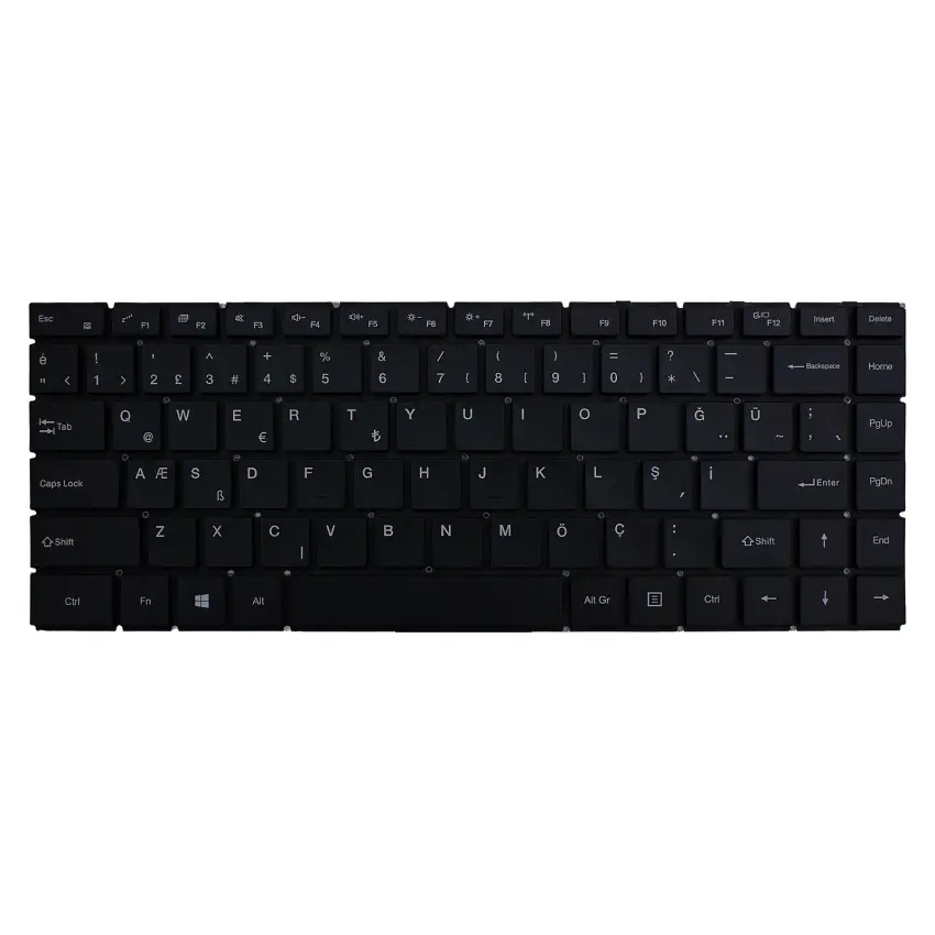 Casper Nirnava C400.5005-4C00R Klavye (Siyah TR)