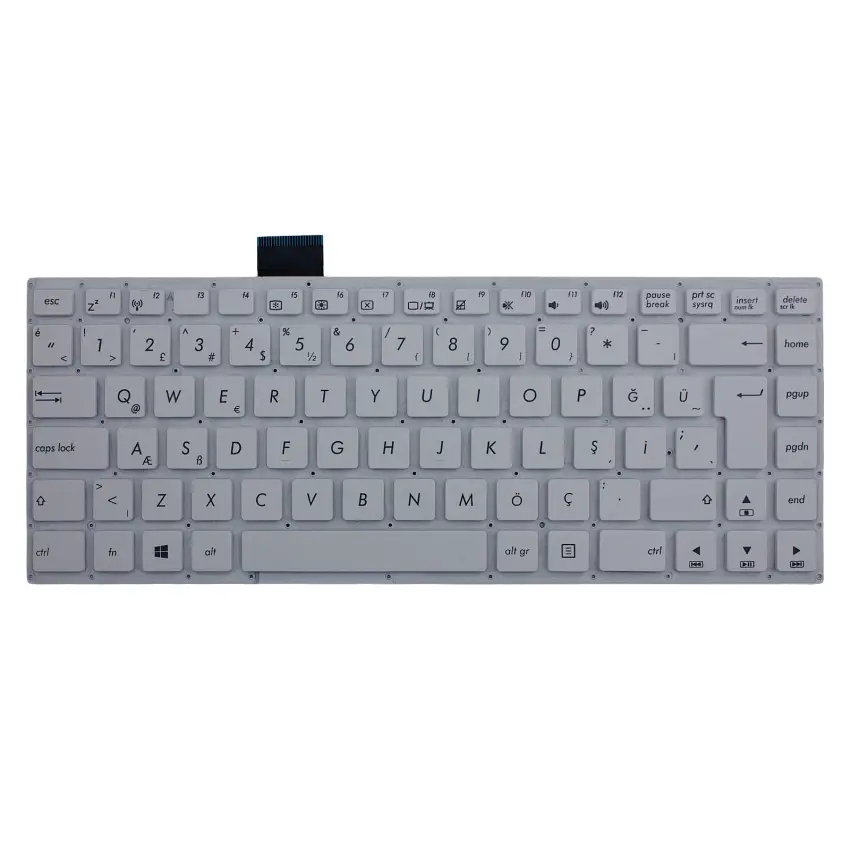 Asus VivoBook E402NA-GA046T, E402NA-GA064T Klavye (Beyaz TR)