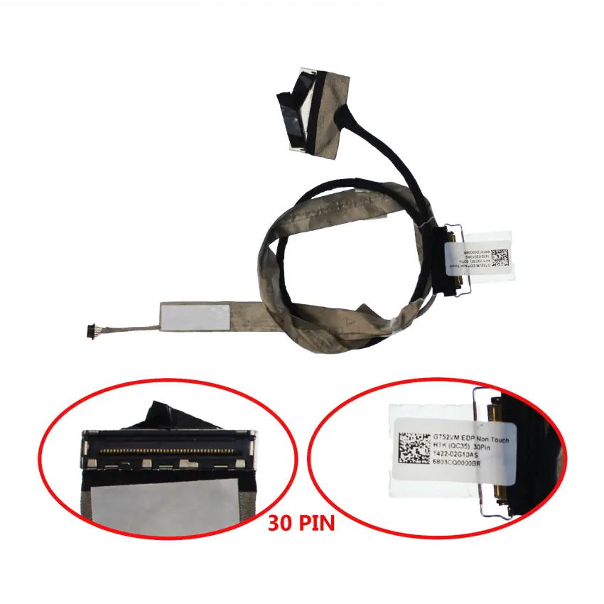 Asus ROG G752VY-GC420T Lcd - Ekran Data Flex Kablosu