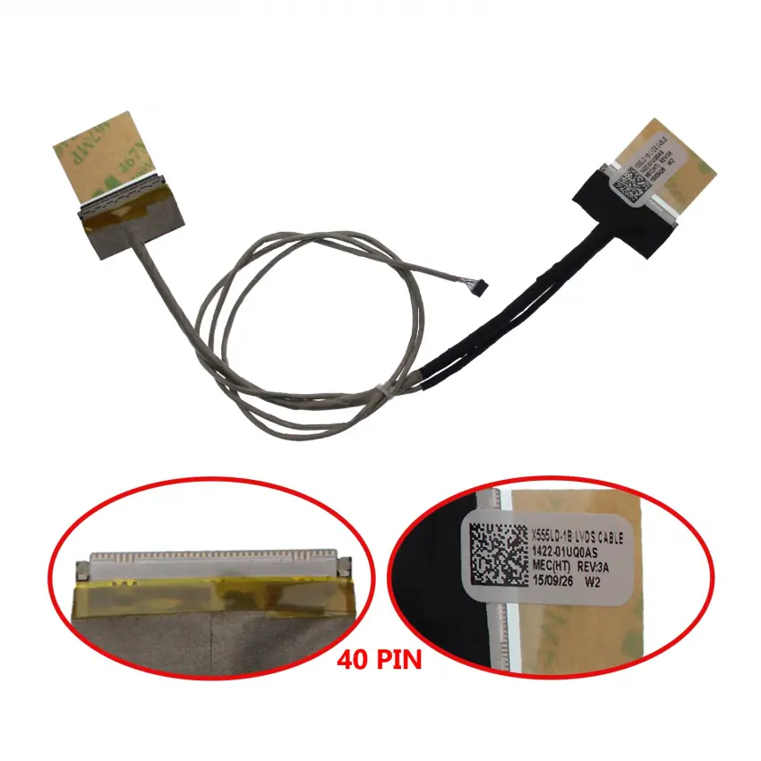 Asus K555UQ-DM028DC, K555UQ-XX017TC Lcd - Ekran Data Flex Kablo