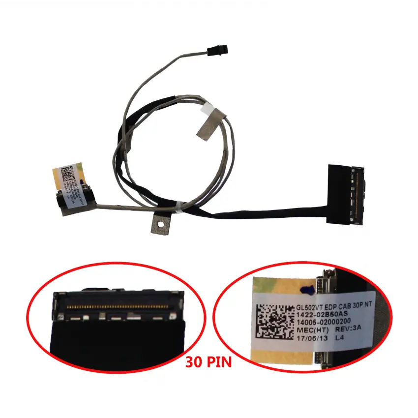 Asus ROG GL502VT-FY034T Lcd - Ekran Data Flex Kablosu
