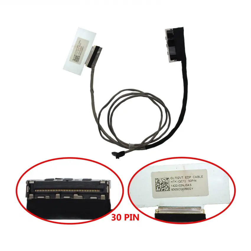 Asus GL702VT-GC129TC Lcd - Ekran Data Flex Kablosu