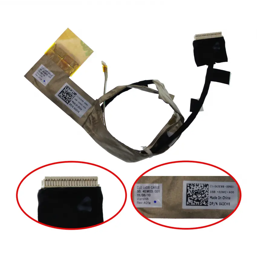 Dell inspiron N5030 45F22B Lcd - Ekran Data Flex Kablosu