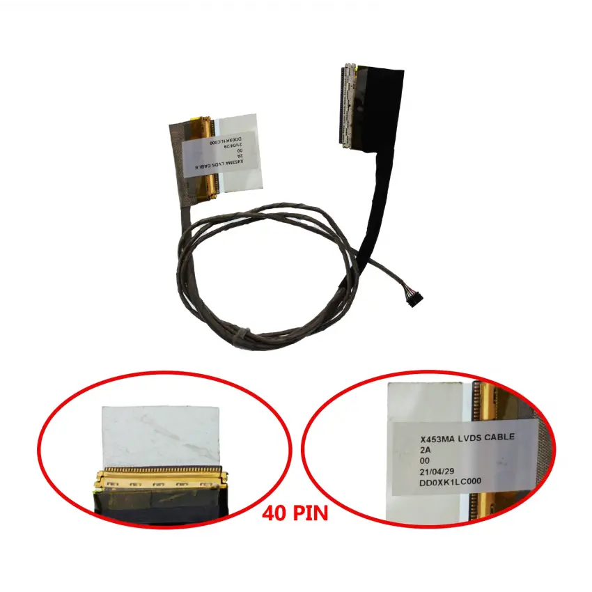 Asus P453, R413 Lcd - Ekran Data Flex Kablosu