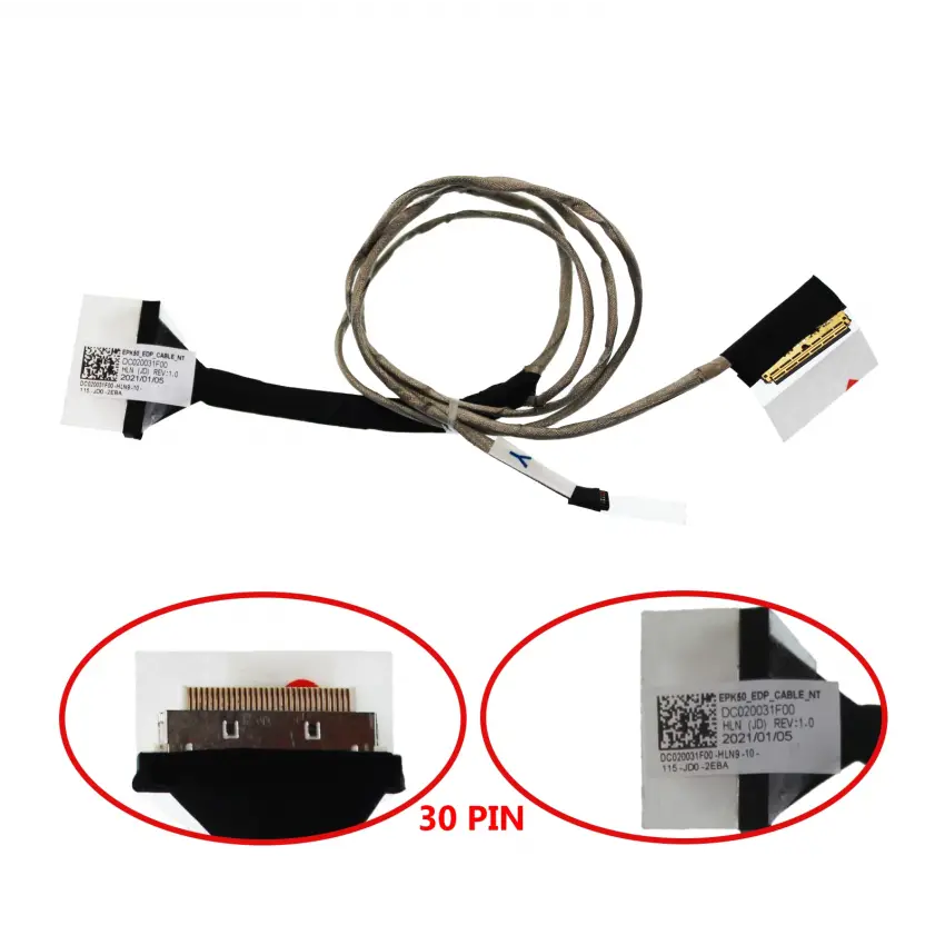 HP 15-da2xxx, 15-da3xxx Lcd - Ekran Data Flex Kablosu