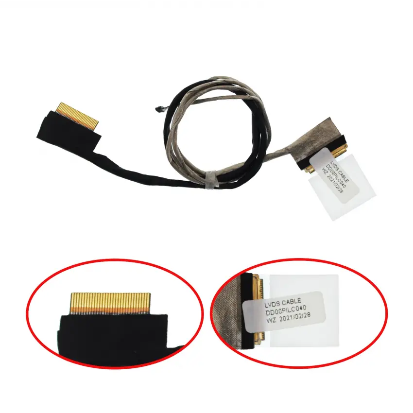 HP DD00P1LC040, 925342-001 Lcd - Ekran Data Flex Kablosu