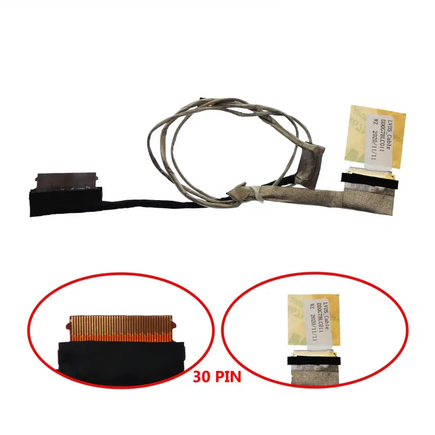 HP Pavilion DD0G7BLC011, L23903-001 Lcd - Ekran Data Flex Kablo