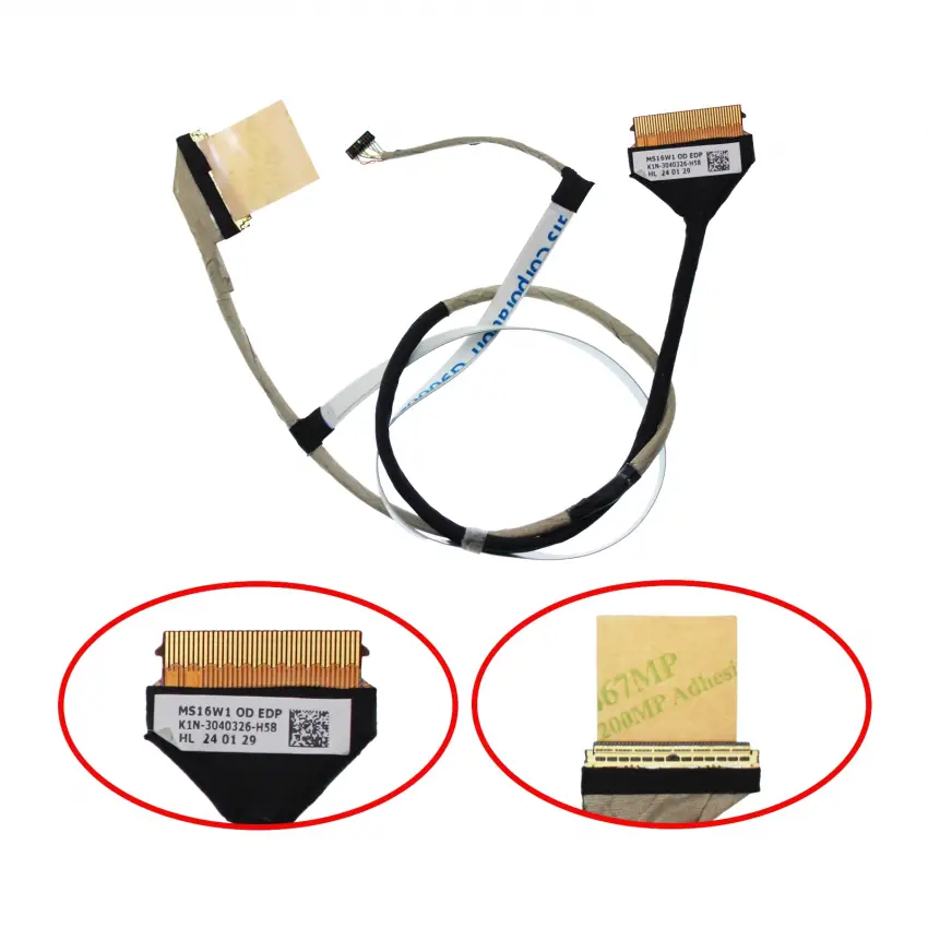 Msi GF63, GE65, WF65 Serisi Lcd - Ekran Data Flex Kablosu