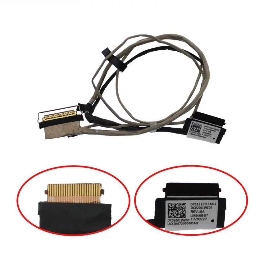 Lenovo Legion Y520-15IKBN 80WK010YTX Lcd - Ekran Data Flex Kablo