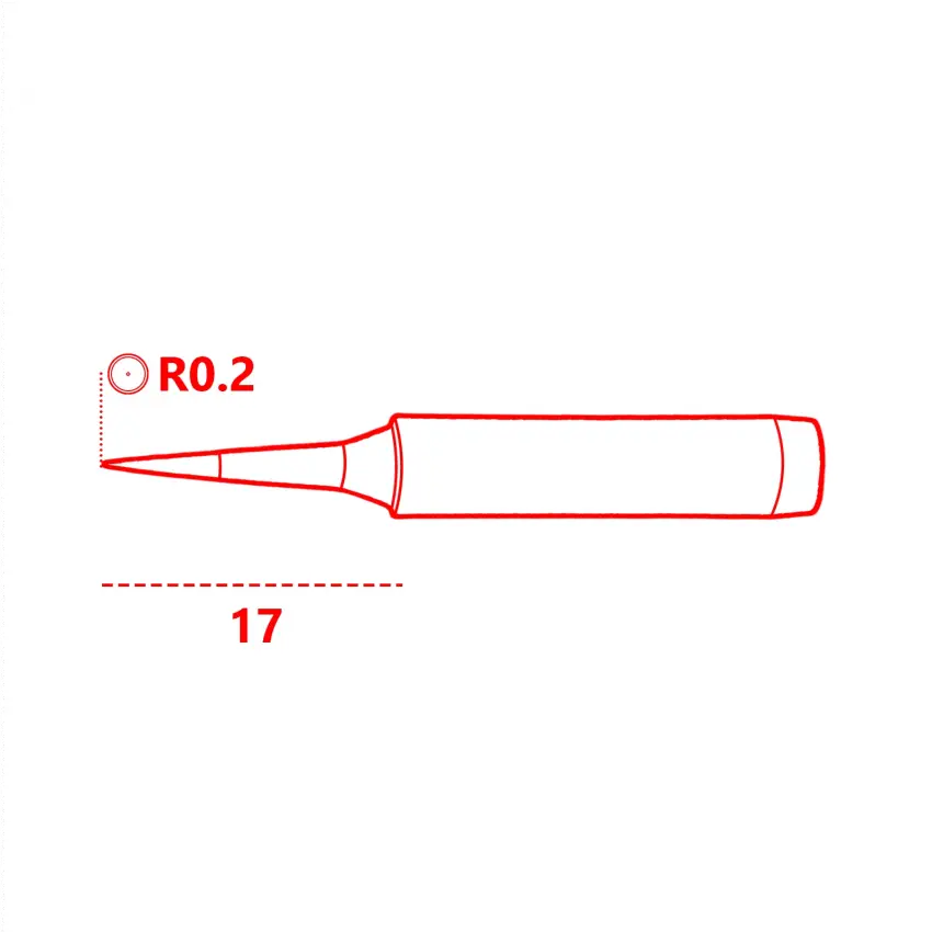 Bakon: BK701D, BK969S, SBK936b, SBK936D+, SBK8586 900M-T-I SİVRİ HAVYA UCU