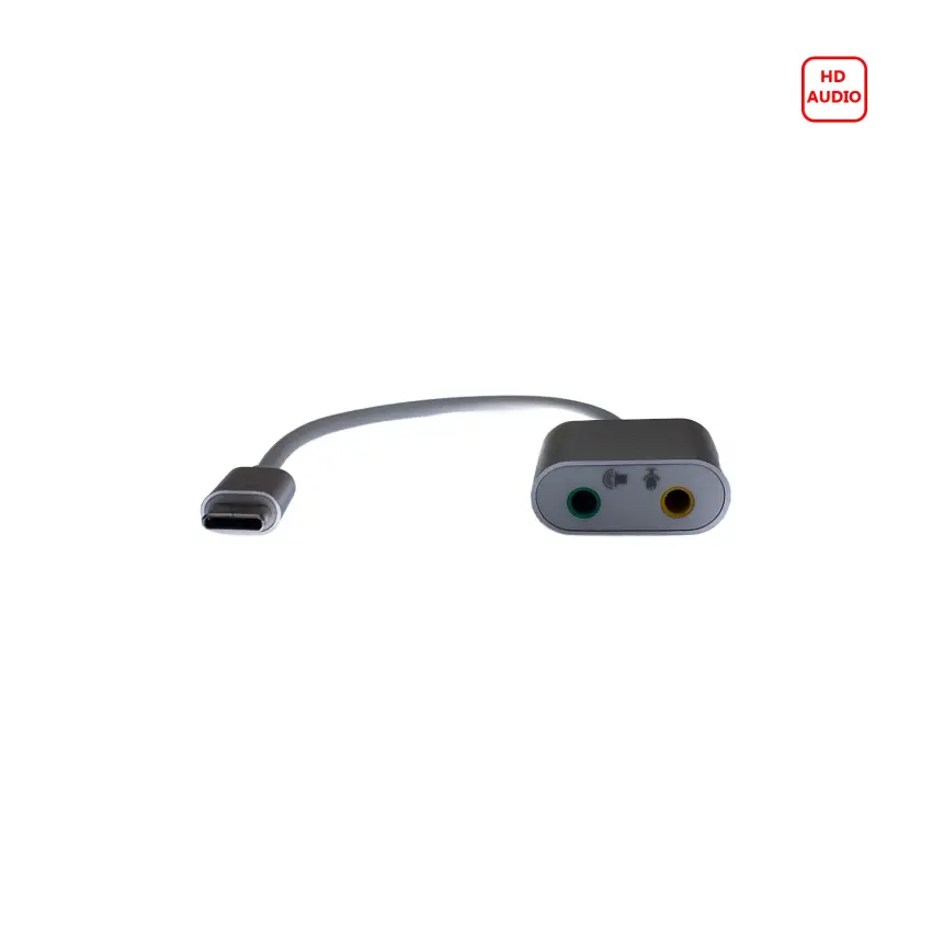 Type-C 7.1 Kanal 3.5mm Jack Dönüştürücü Harici Usb Ses Kartı