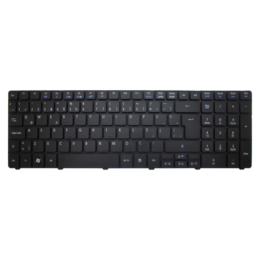 Acer 9J.N1H82.00E, 9J.N1H82.00F, 9J.N1H82.00G Notebook Klavye (Siyah TR)