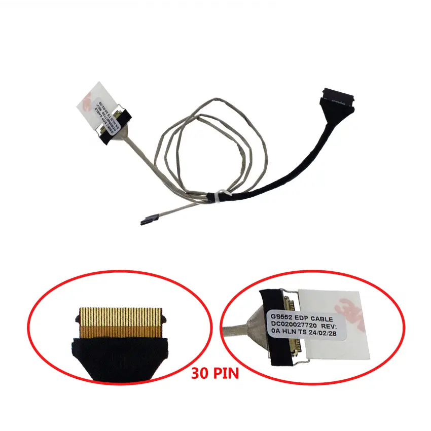 Lenovo IdeaPad 3-15ADA05 Type 81W1 Lcd - Ekran Data Flex Kablosu