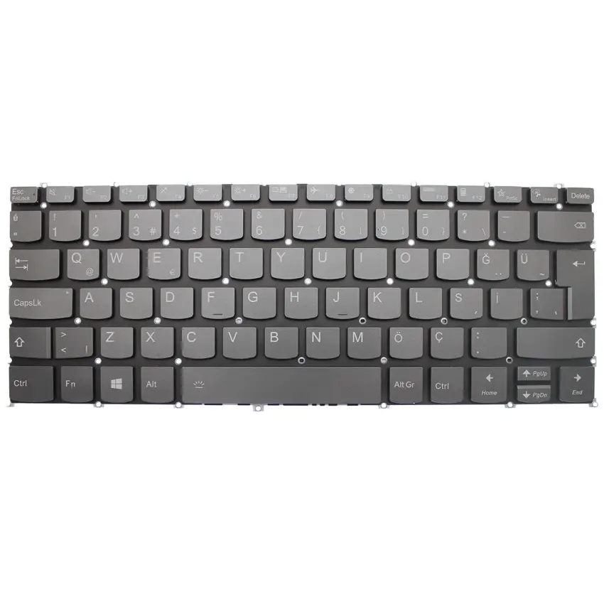 Lenovo Ideapad 1 14IAU7 82QC Klavye Işıklı (Füme TR)