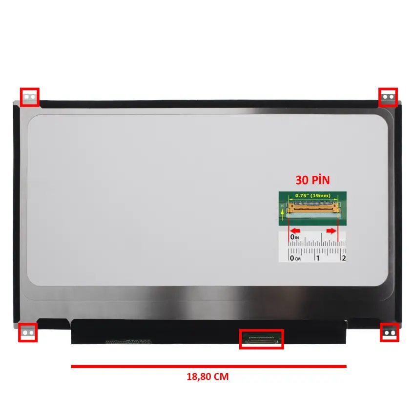 Toshiba Satellite CL10-B-103 Notebook Lcd Ekran (11.6 Led Parlak)