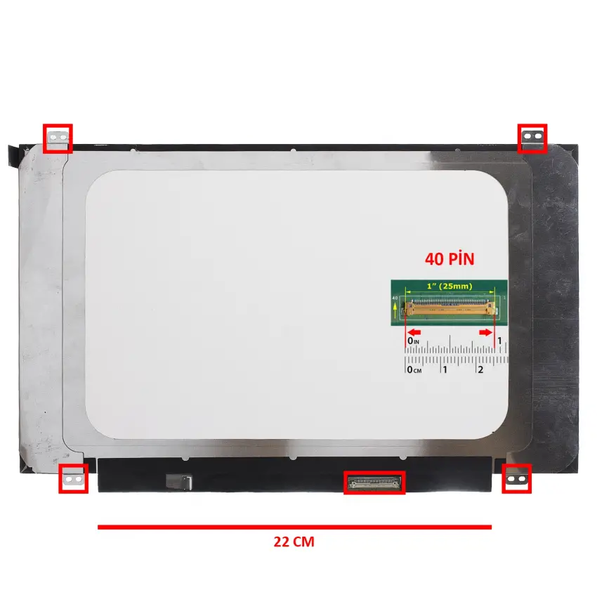 Hp Elitebook 840 G6 (1Q5P8ES) Dokunmatik + Led Ekran Set