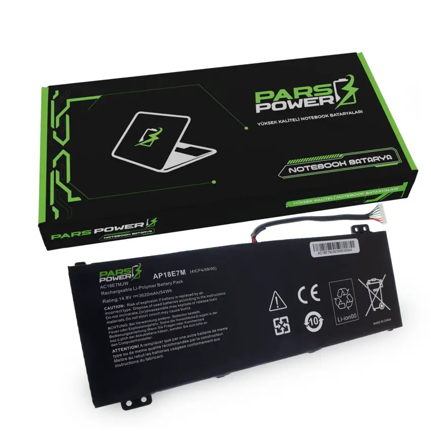 Acer Nitro 5 AN515-58-7687 Batarya - Pil (Pars Power)