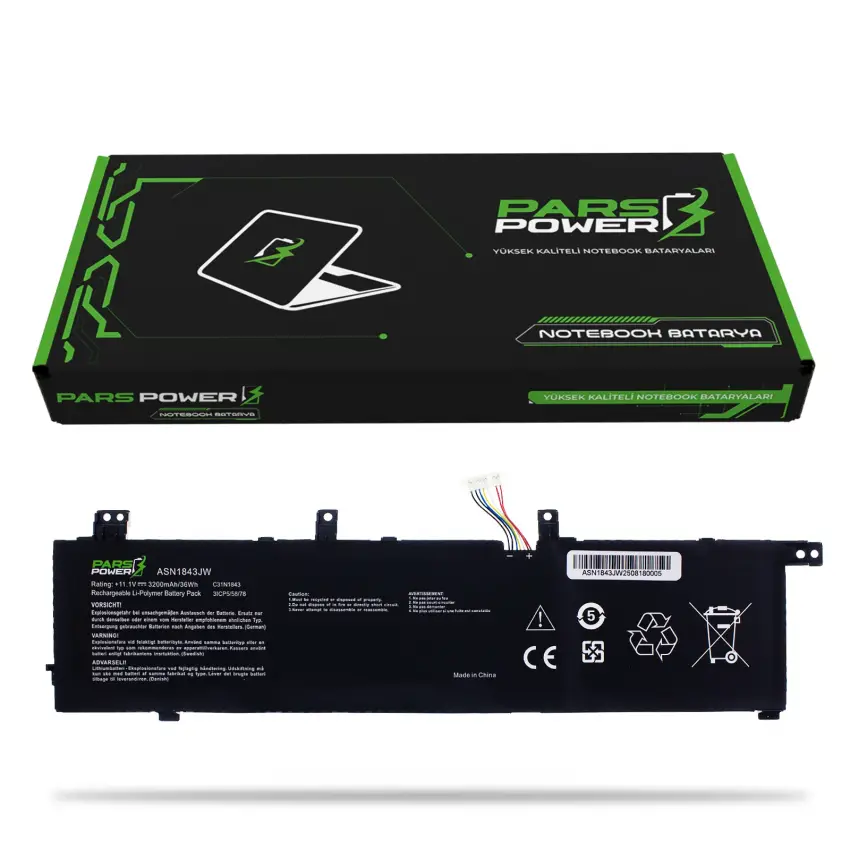 Asus VivoBook 0B200-03430000 Batarya - Pil (Pars Power)