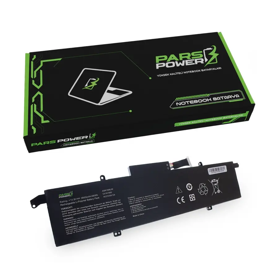 Asus ROG Zephyrus G14 GA401II-BM036 Batarya - Pil (Pars Power)