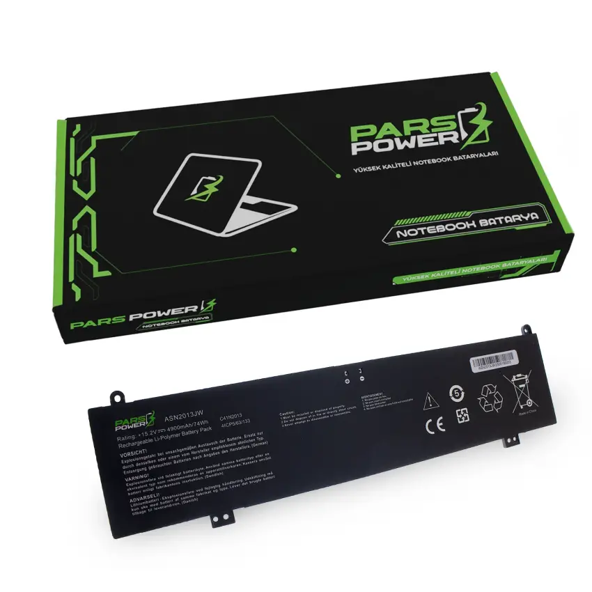 Asus Tuf Gaming A15 FA507NV-LP Batarya - Pil (Pars Power)