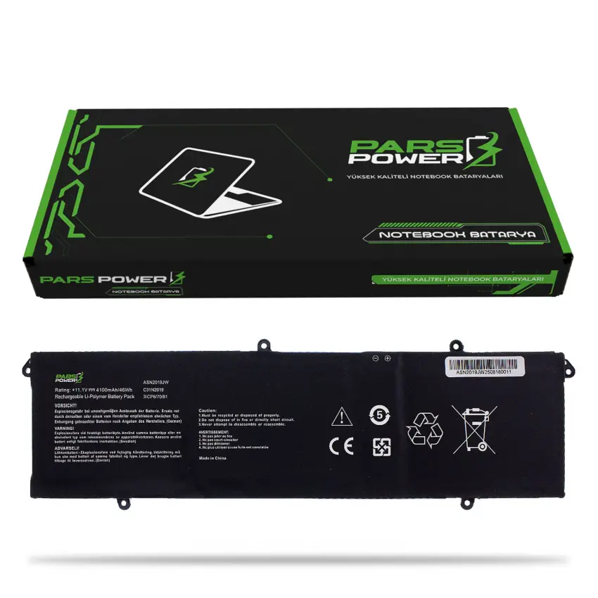 Asus Vivobook 16X WK3605VU-N1065W Batarya - Pil (Pars Power)