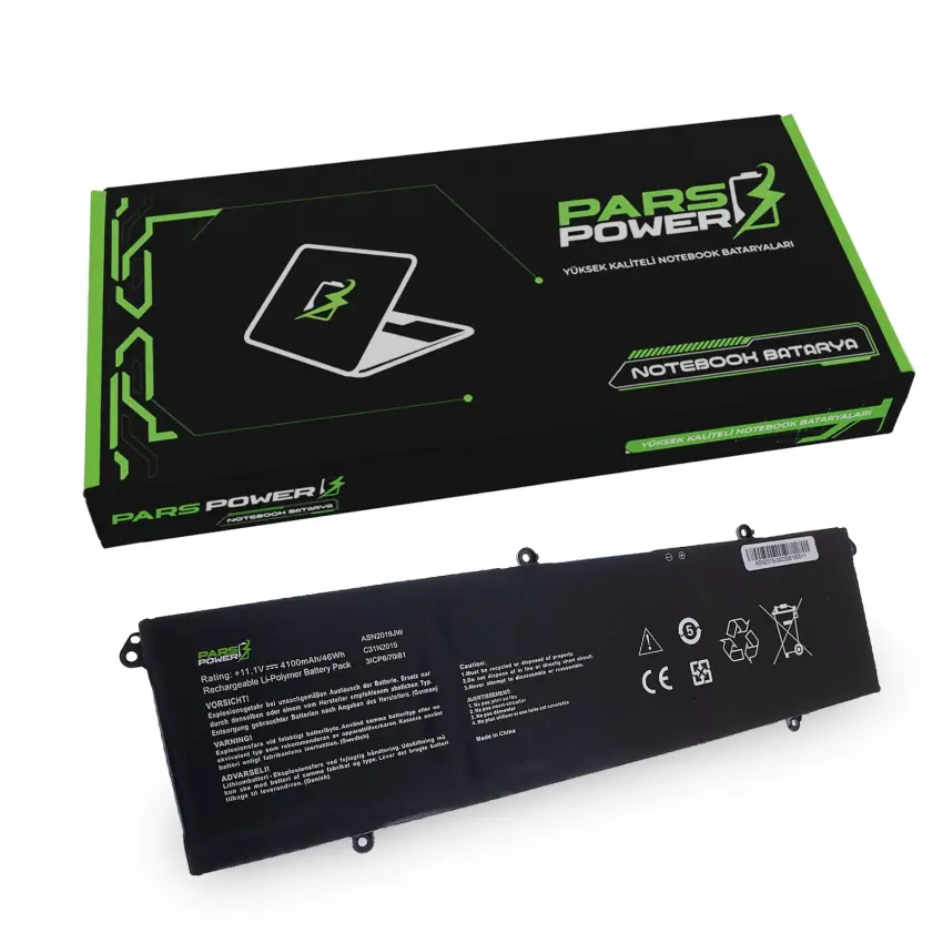 Asus VivoBook 16X K3604VA Batarya - Pil (Pars Power)