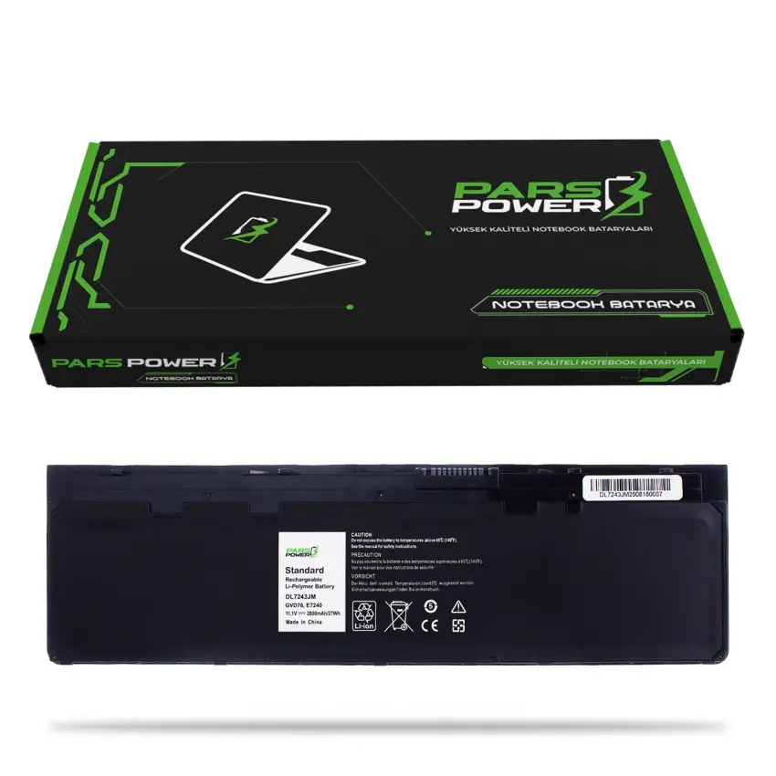 Dell Latitude E7250-9990 Batarya - Pil (Pars Power)