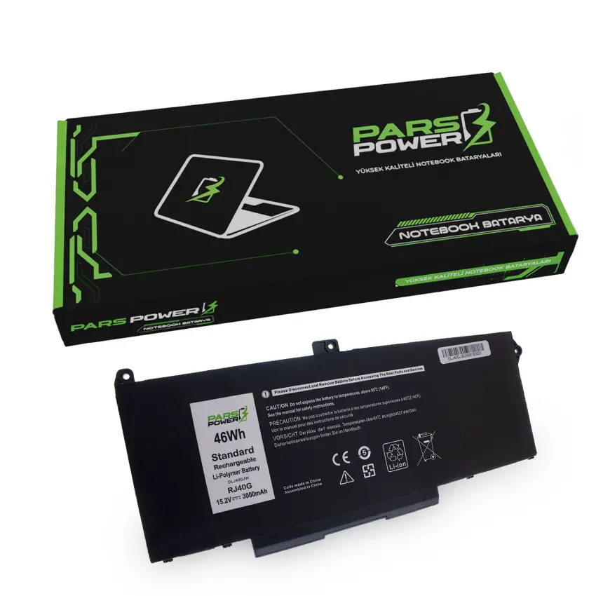Dell P104F002 Batarya - Pil (Pars Power)